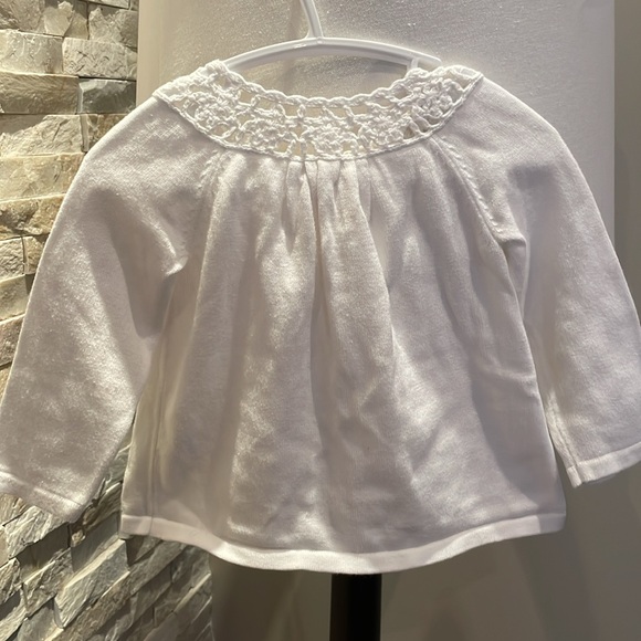 White Baby Sweater - Picture 5 of 5